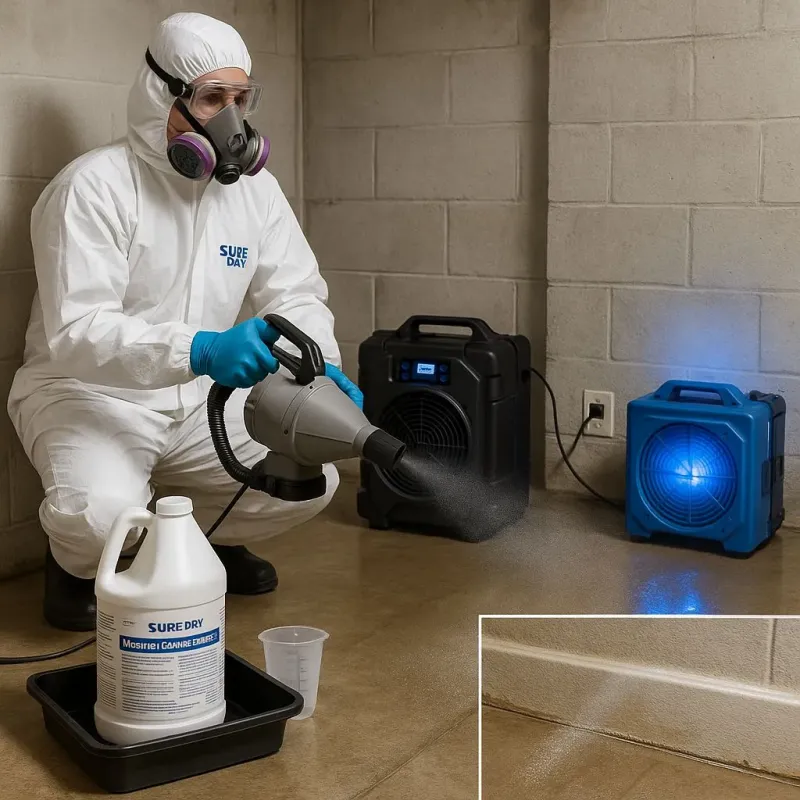 Sanitization and Odor Removal process in Weston, FL